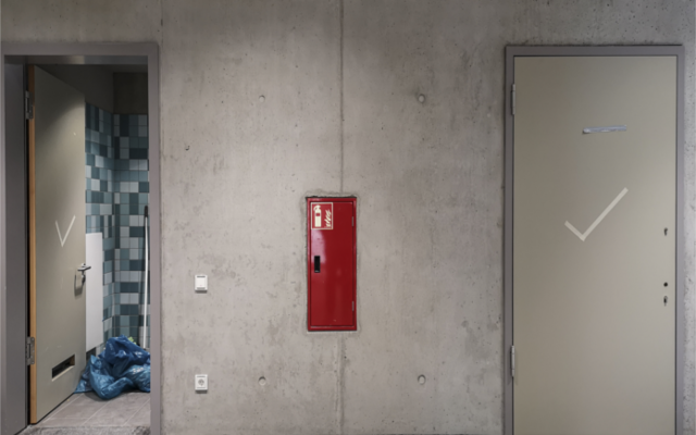 Ein Neubauobjekt vor der Baureinigung