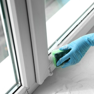 Die Glasreinigung erfolgt inklusive der Rahmen und Dichtungen