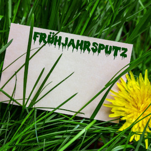 Symbolbild für den Frühjahrsputz, der jährlichen Grundreinigung einer Wohnung