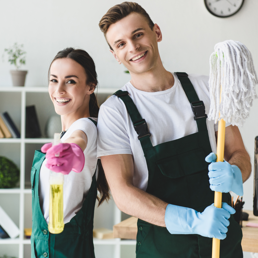 Ein Reinigungsteam für die Büroreinigung Herdecke