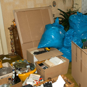 Räume eines Messihaushalts vor der Sonderreinigung